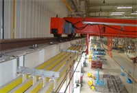 Single pole combined aluminum / copper conductor rail 