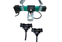 PVC Housing 50A/80A Overhead Crane Power Rail Enclosed Trolley Busbar For Sale